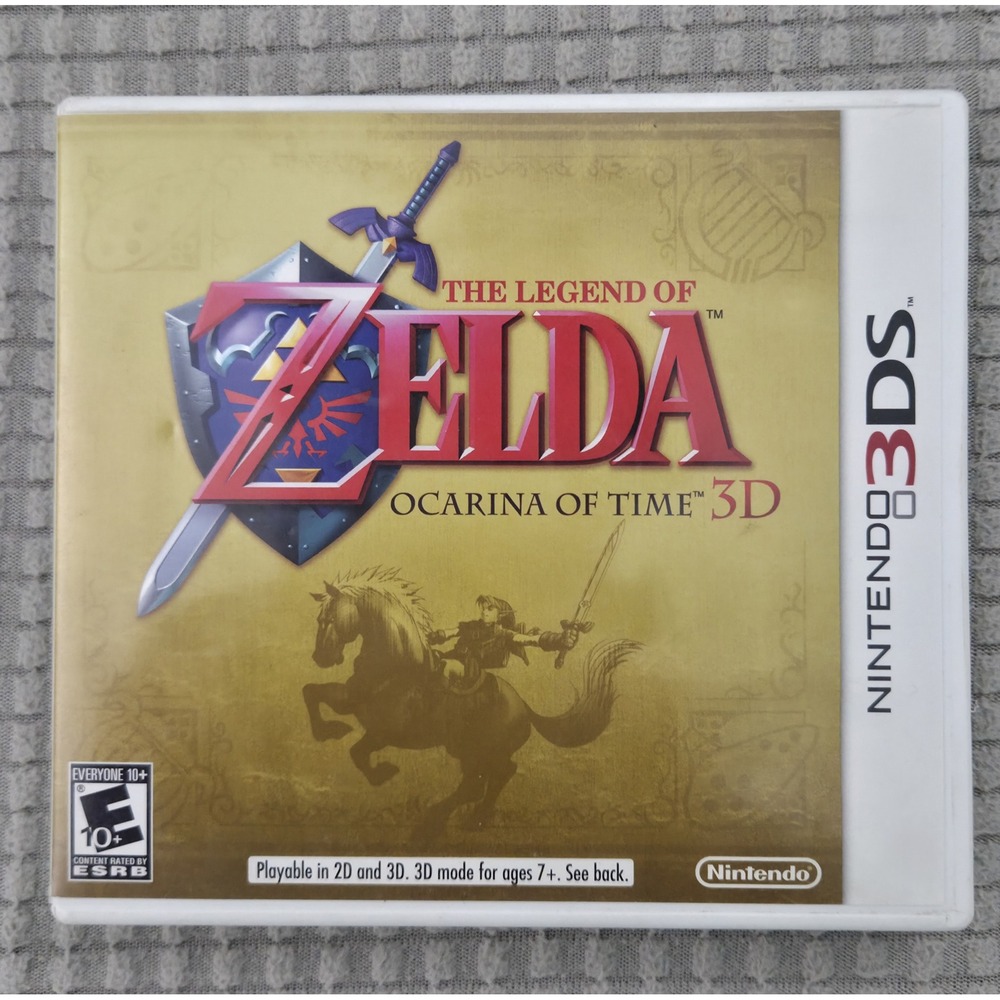 Zelda Ocarina of Time 3D (Nintendo 3DS) NOT FOR RESALE Rare NFR Bundle Variant